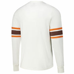 Cleveland Browns '47 Gridiron Throwback Premier Brex Long Sleeve T-Shirt - White T-shirts