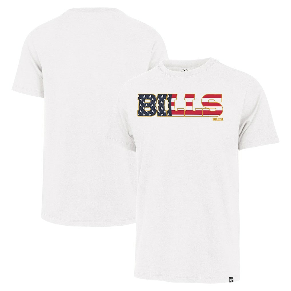 Buffalo Bills '47 Flag Script Franklin T-Shirt - White T-shirts