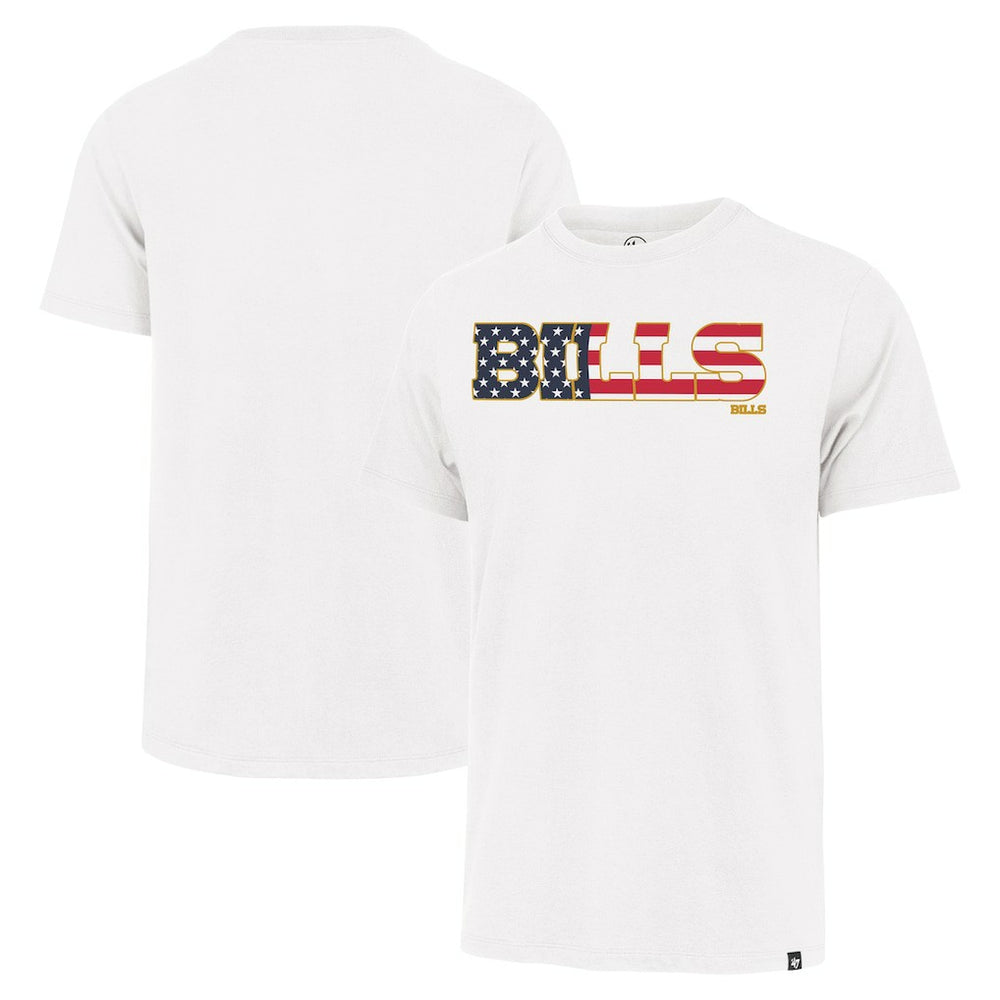 Buffalo Bills '47 Flag Script Franklin T-Shirt - White T-shirts