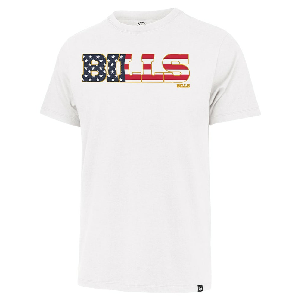 Buffalo Bills '47 Flag Script Franklin T-Shirt - White T-shirts