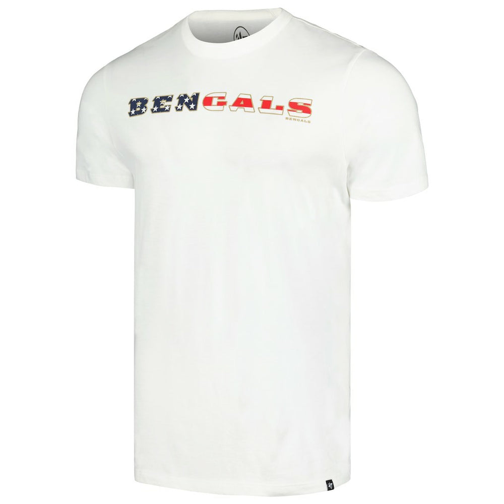 Cincinnati Bengals '47 Flag Script Franklin T-Shirt - White T-shirts