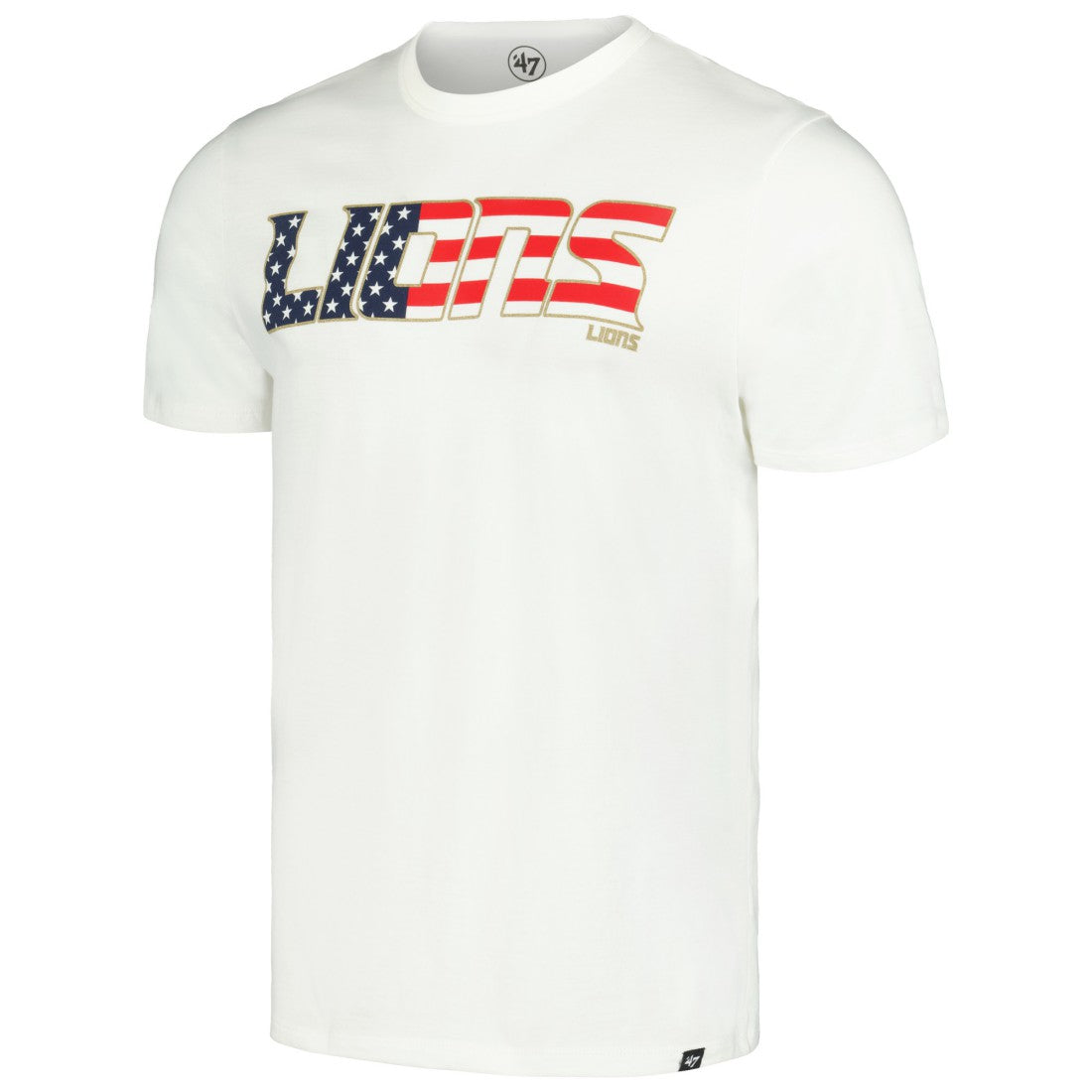 Detroit Lions '47 Flag Script Franklin T-Shirt - White T-shirts