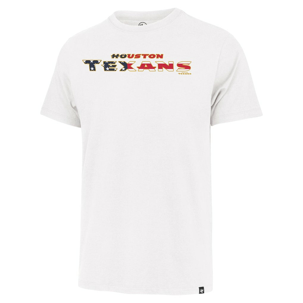 Houston Texans '47 Flag Script Franklin T-Shirt - White T-shirts