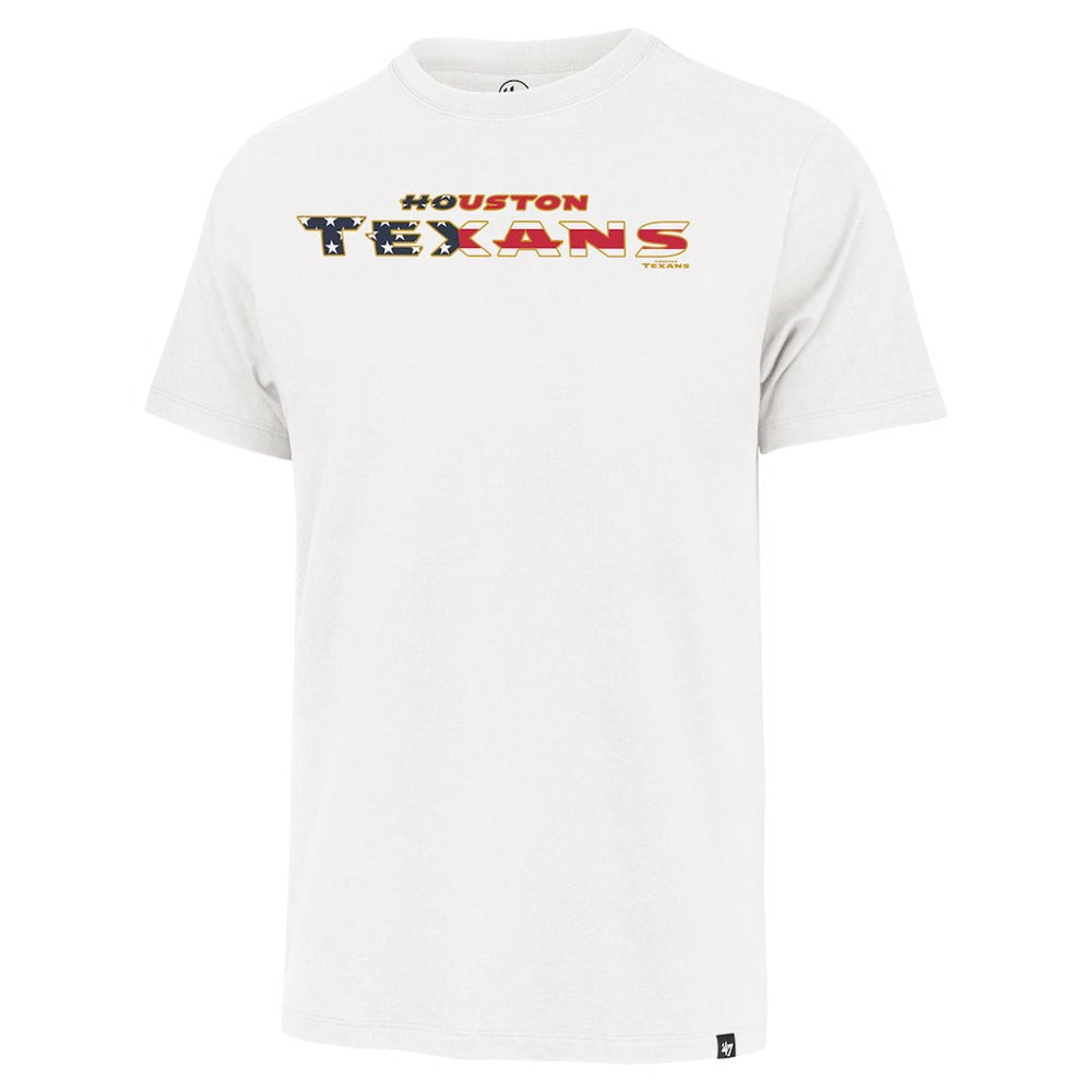 Houston Texans '47 Flag Script Franklin T-Shirt - White T-shirts