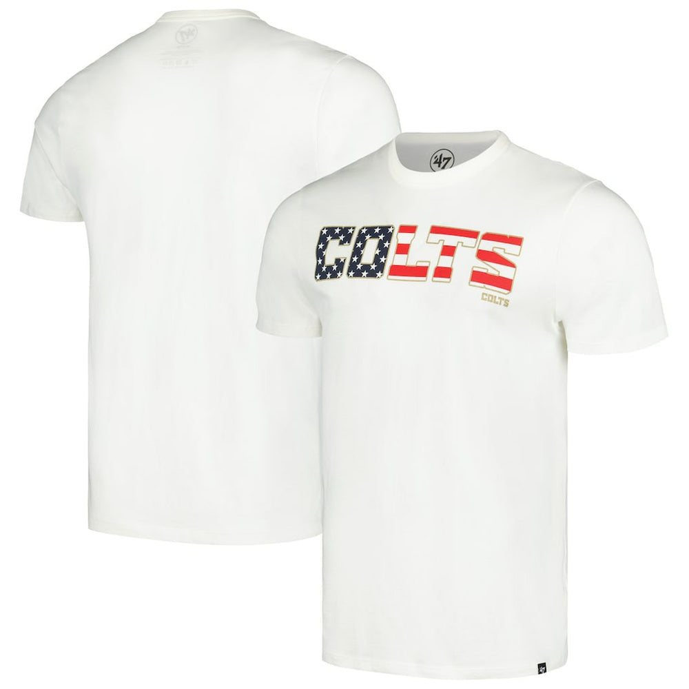 Indianapolis Colts '47 Flag Script Franklin T-Shirt - White T-shirts
