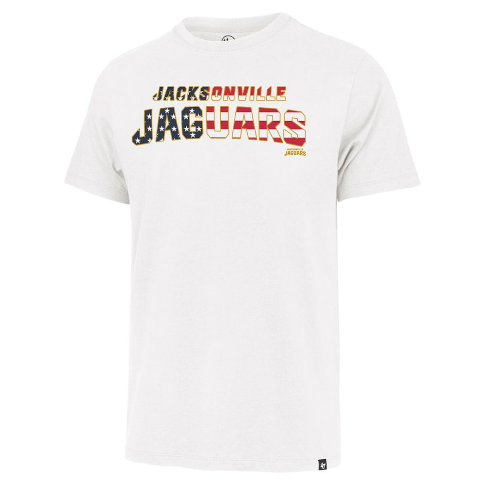 Jacksonville Jaguars '47 Flag Script Franklin T-Shirt - White T-shirts
