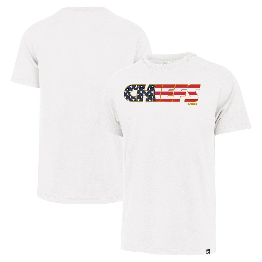 Kansas City Chiefs '47 Flag Script Franklin T-Shirt - White T-shirts
