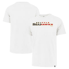 Seattle Seahawks '47 Flag Script Franklin T-Shirt - White T-shirts