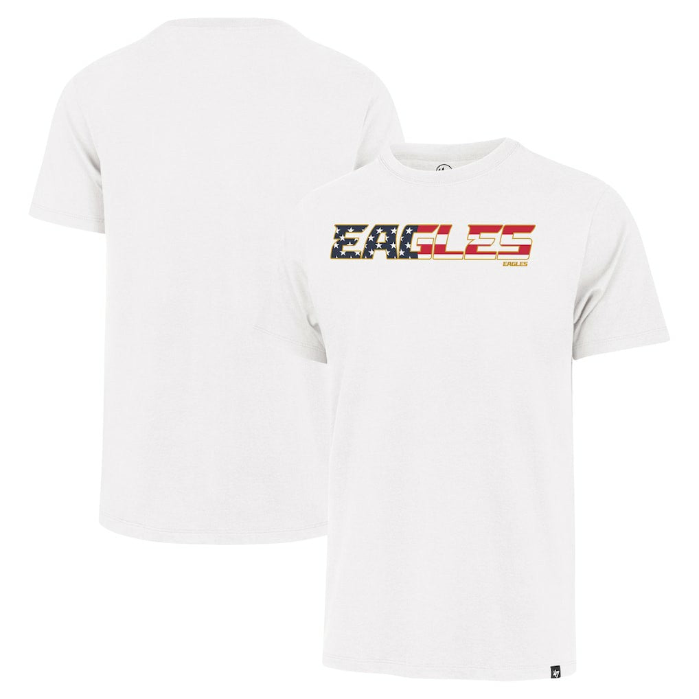 Philadelphia Eagles '47 Flag Script Franklin T-Shirt - White T-shirts