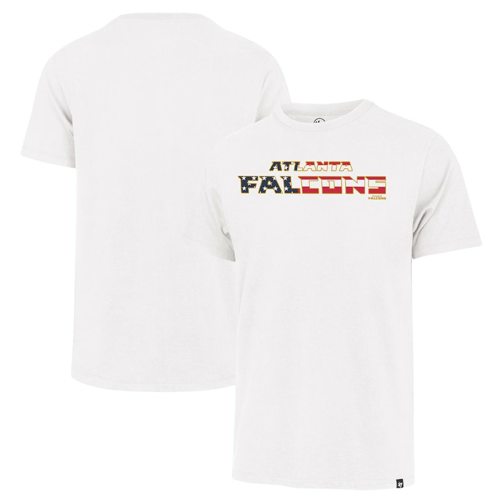 Atlanta Falcons '47 Flag Script Franklin T-Shirt - White T-shirts