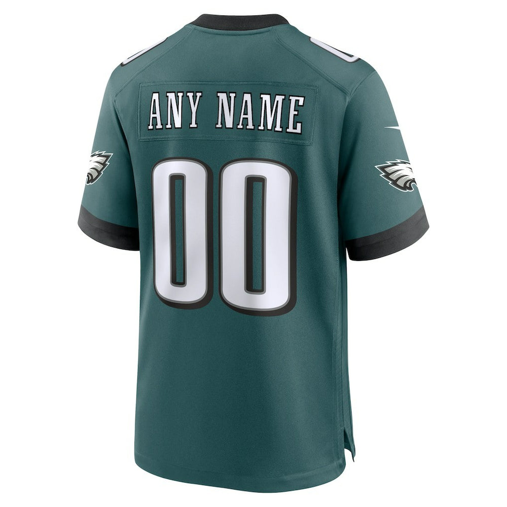 Philadelphia Eagles Custom Game Jersey - Midnight Green Jerseys