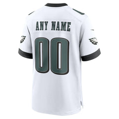 Philadelphia Eagles Custom Game Jersey - White Jerseys