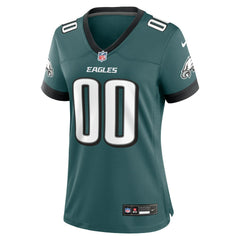 Philadelphia Eagles Women's Custom Game Jersey - Midnight Green Jerseys