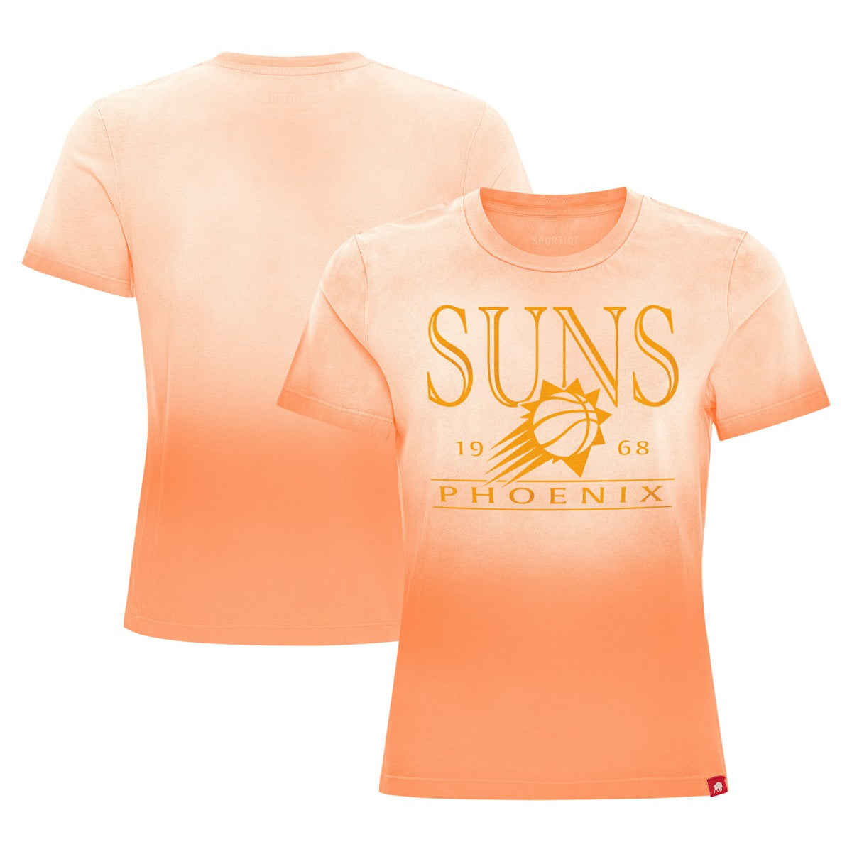 Phoenix Suns Sportiqe Women's Arcadia Sun-Dipped T-Shirt Orange outlet