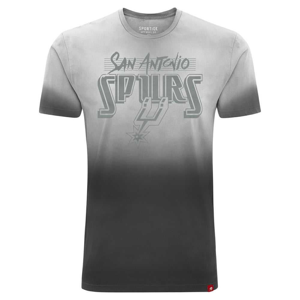 San Antonio Spurs Sportiqe Unisex Bingham Sun-Fade T-Shirt Black