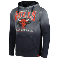 Chicago Bulls Sportiqe Unisex Blake Sun-Fade Pullover Hoodie Black