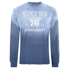 Philadelphia 76ers Sportiqe Unisex Mohave Sun-Dipped Long Sleeve T-Shirt Royal