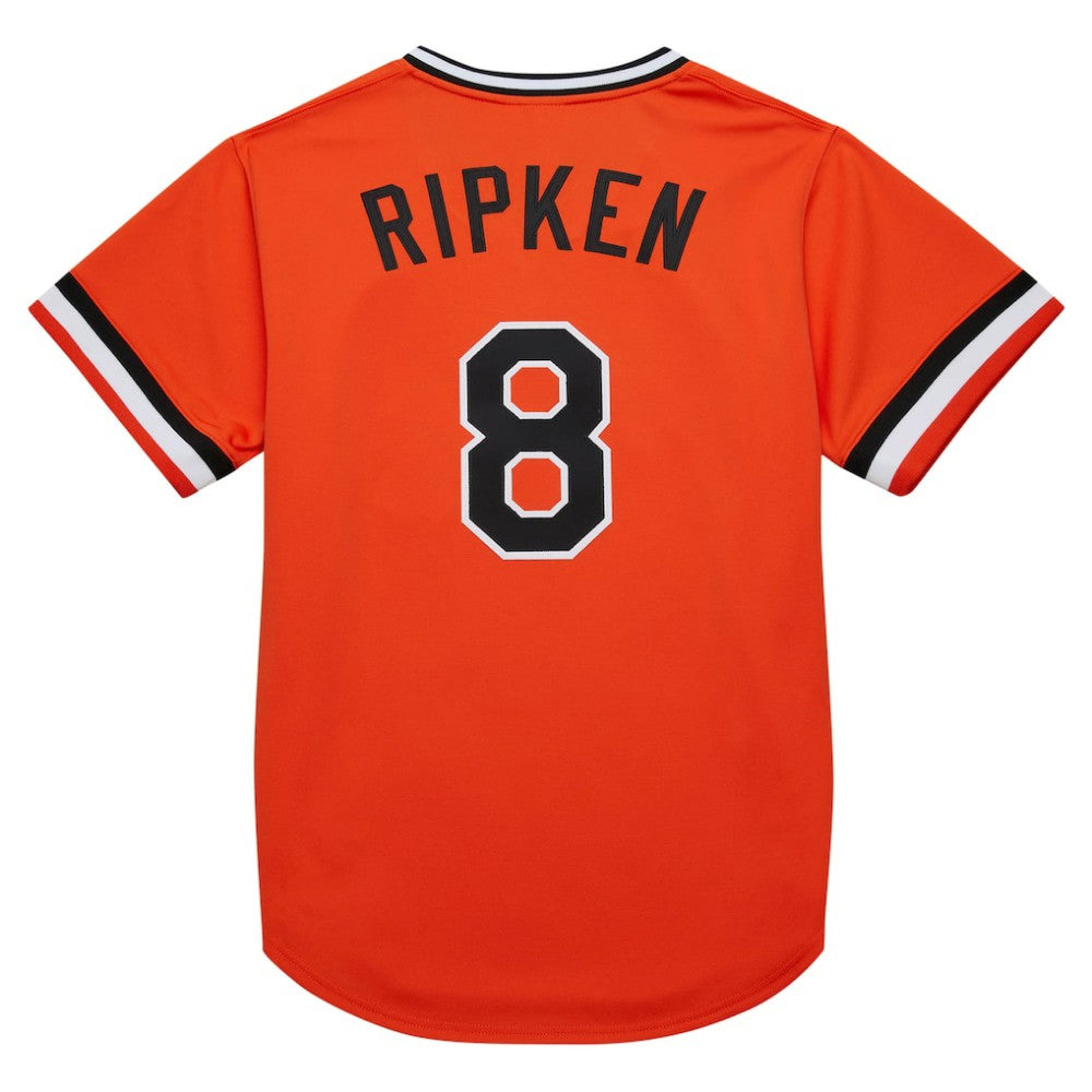 Cal Ripken Jr. Baltimore Orioles Mitchell & Ness 2001 Cooperstown Collection Authentic Throwback Jersey - Orange Jerseys