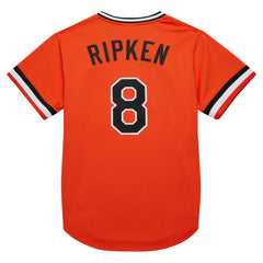 Cal Ripken Jr. Baltimore Orioles Mitchell & Ness 2001 Cooperstown Collection Authentic Throwback Jersey - Orange Jerseys