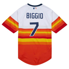 Craig Biggio Houston Astros Mitchell & Ness 2004 Cooperstown Collection Authentic Throwback Jersey - White Jerseys