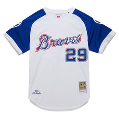 John Smoltz Atlanta Braves Mitchell & Ness 2004 Cooperstown Collection Authentic Throwback Jersey - White Jerseys