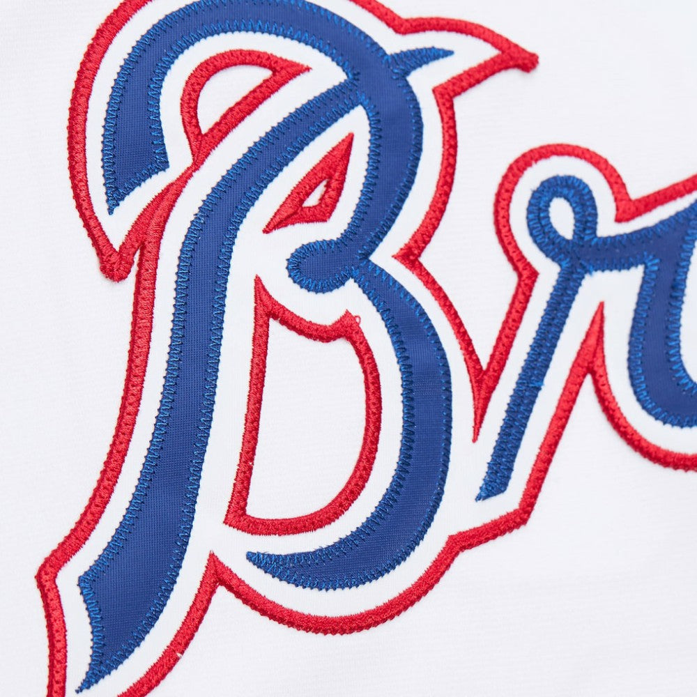 John Smoltz Atlanta Braves Mitchell & Ness 2004 Cooperstown Collection Authentic Throwback Jersey - White Jerseys
