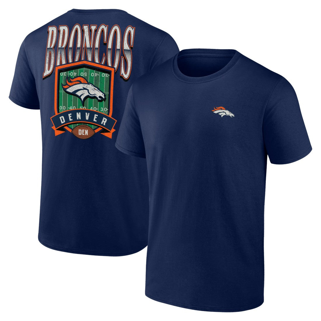 Denver Broncos Full Range T-Shirt - Navy T-shirts