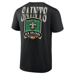 New Orleans Saints Full Range T-Shirt - Black T-shirts
