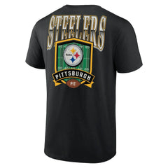 Pittsburgh Steelers Full Range T-Shirt - Black T-shirts