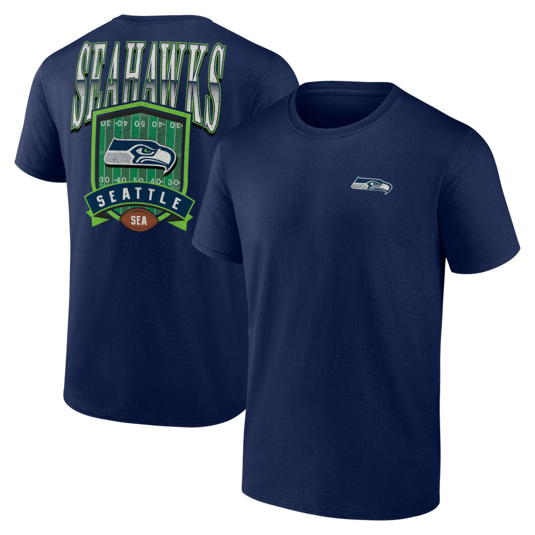 Seattle Seahawks Full Range T-Shirt - College Navy T-shirts