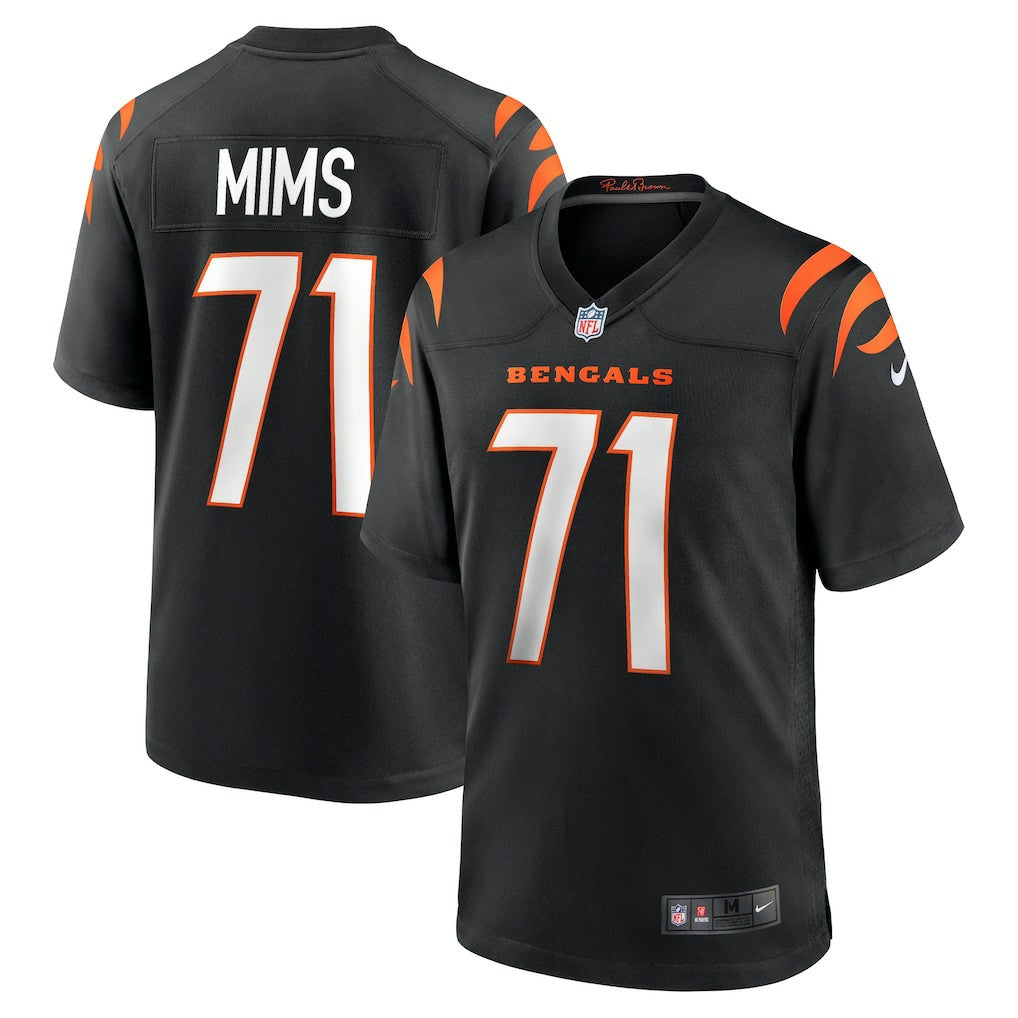 Amarius Mims Cincinnati Bengals Player Game Jersey - Black Jerseys