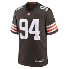 Mason Graham Cleveland Browns 2025 NFL Draft First Round Pick Game Jersey - Brown Jerseys