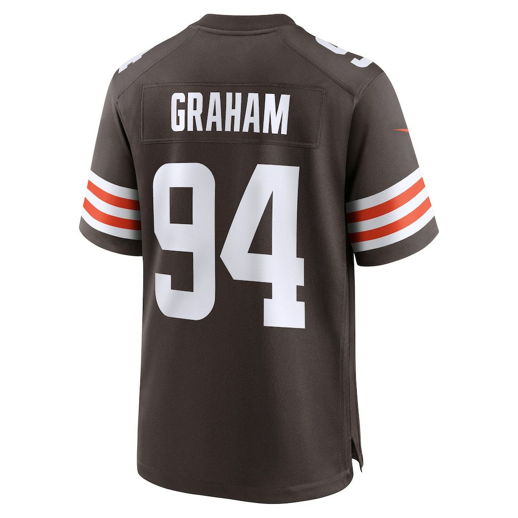 Mason Graham Cleveland Browns 2025 NFL Draft First Round Pick Game Jersey - Brown Jerseys