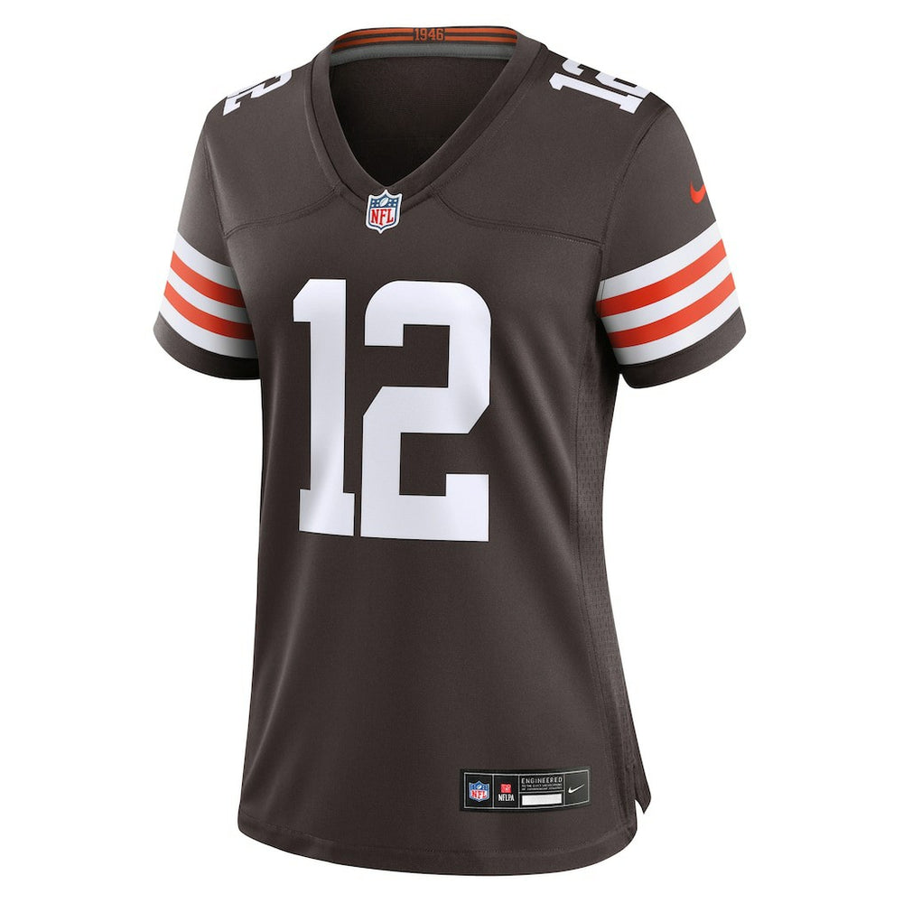 Shedeur Sanders Cleveland Browns Women's 2025 NFL Draft Game Jersey - Brown Jerseys