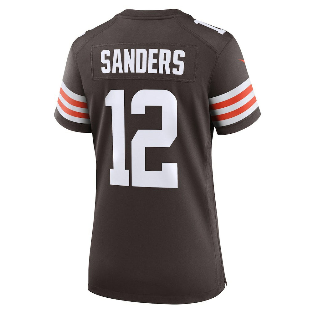 Shedeur Sanders Cleveland Browns Women's 2025 NFL Draft Game Jersey - Brown Jerseys