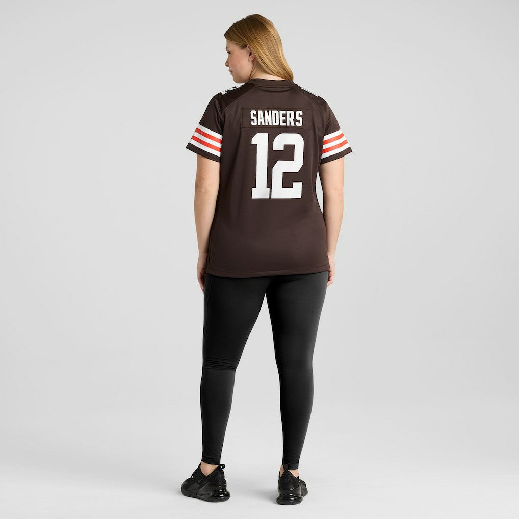 Shedeur Sanders Cleveland Browns Women's 2025 NFL Draft Game Jersey - Brown Jerseys