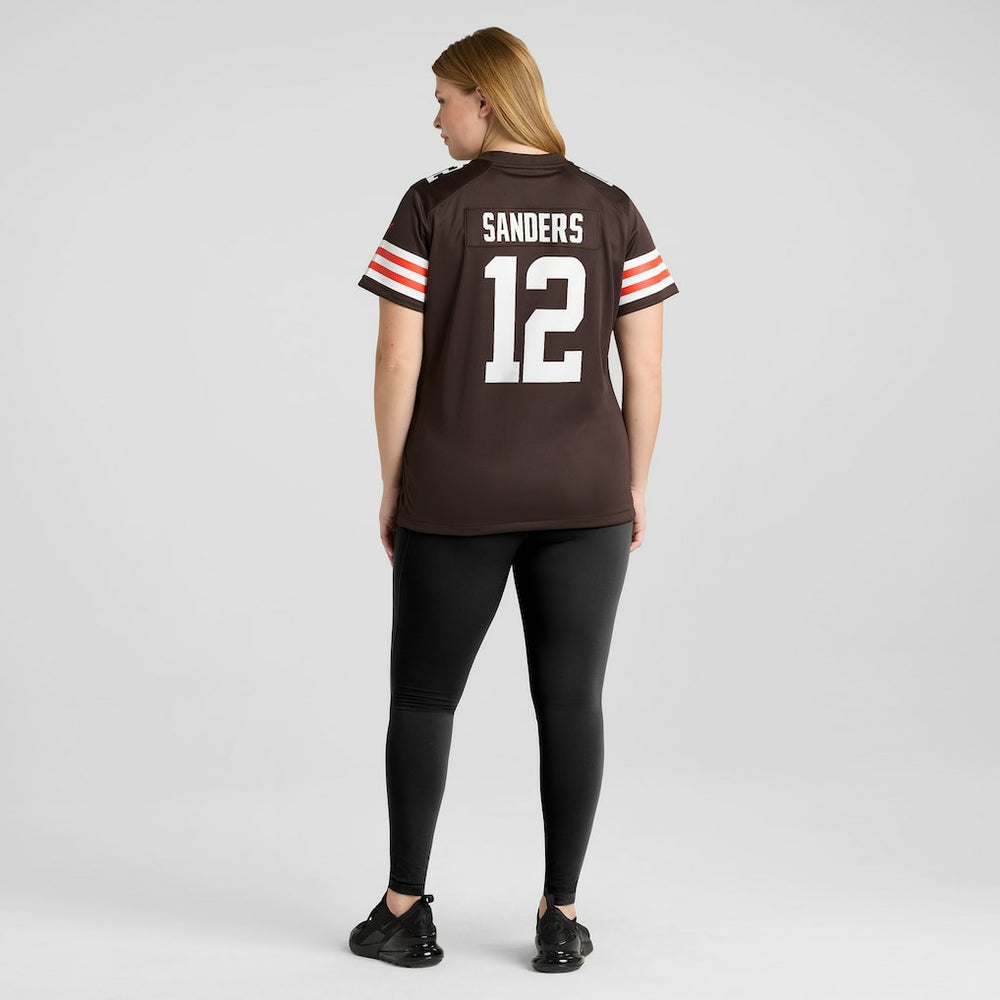 Shedeur Sanders Cleveland Browns Women's 2025 NFL Draft Game Jersey - Brown Jerseys