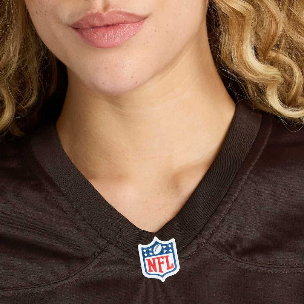 Shedeur Sanders Cleveland Browns Women's 2025 NFL Draft Game Jersey - Brown Jerseys