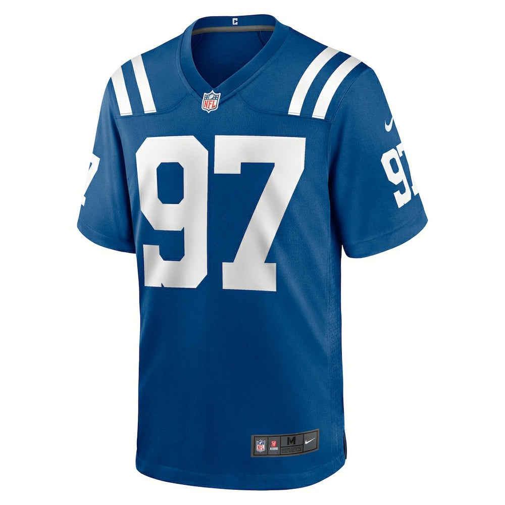 Laiatu Latu Indianapolis Colts Player Game Jersey - Royal Jerseys