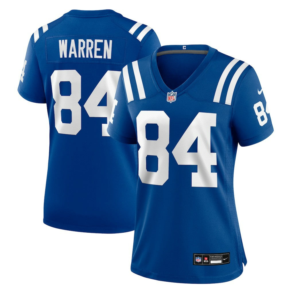 Tyler Warren Indianapolis Colts Women's Game Jersey - Royal Jerseys