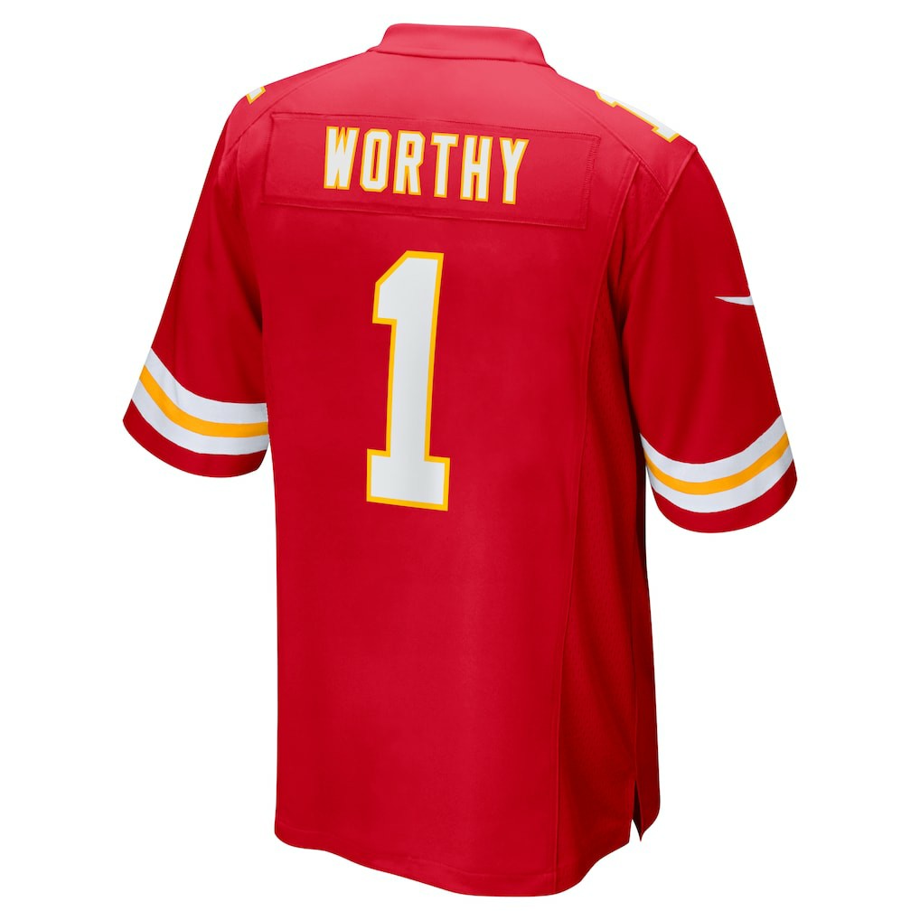 Xavier Worthy Kansas City Chiefs Player Game Jersey - Red Jerseys