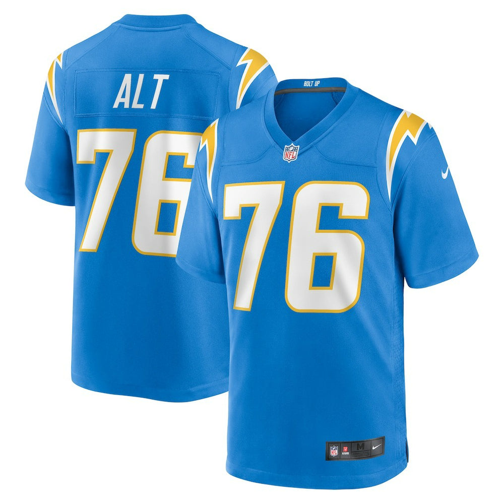 Joe Alt Los Angeles Chargers Player Game Jersey - Powder Blue Jerseys