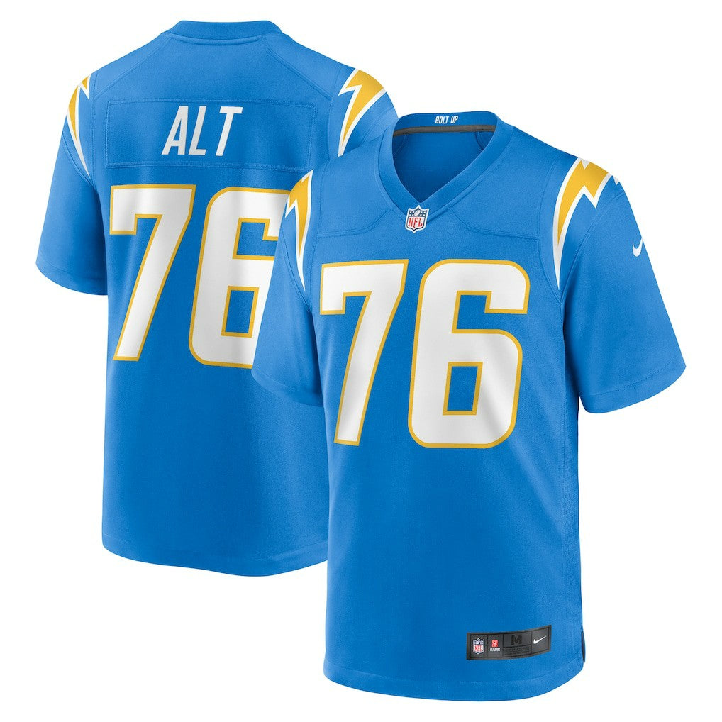 Joe Alt Los Angeles Chargers Player Game Jersey - Powder Blue Jerseys