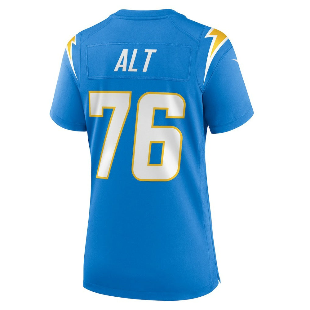 Joe Alt Los Angeles Chargers Women's 2024 NFL Draft First Round Pick Player Game Jersey - Powder Blue Jerseys