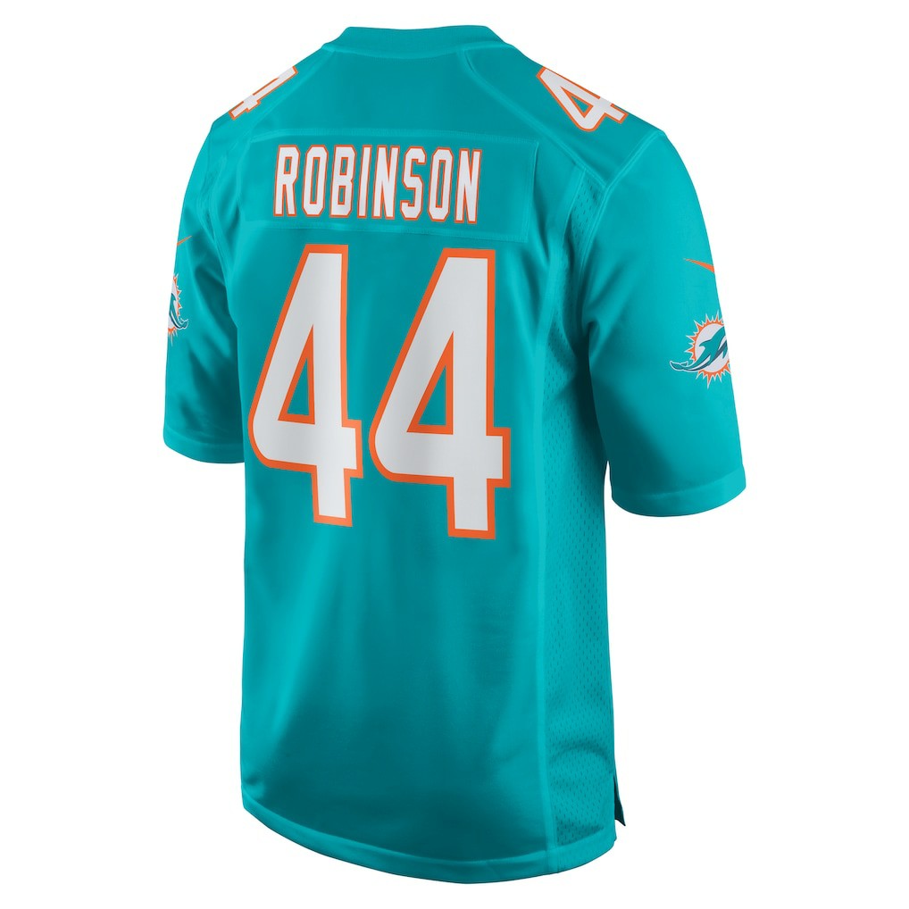 Chop Robinson Miami Dolphins Player Game Jersey - Aqua Jerseys