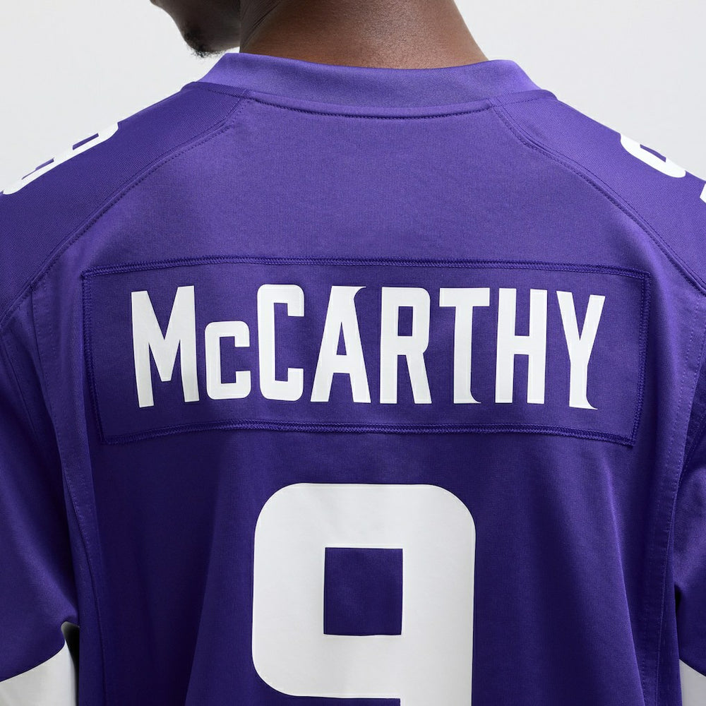 J.J. McCarthy Minnesota Vikings Player Game Jersey - Purple Jerseys