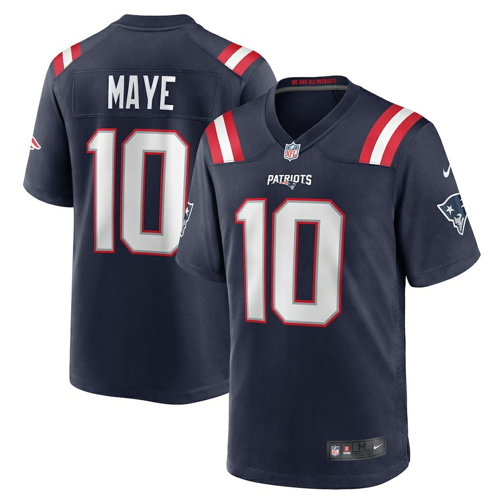 Drake Maye New England Patriots Player Game Jersey - Navy Jerseys