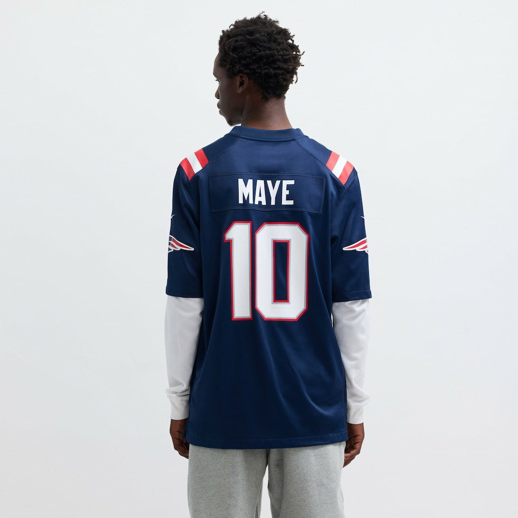 Drake Maye New England Patriots Player Game Jersey - Navy Jerseys
