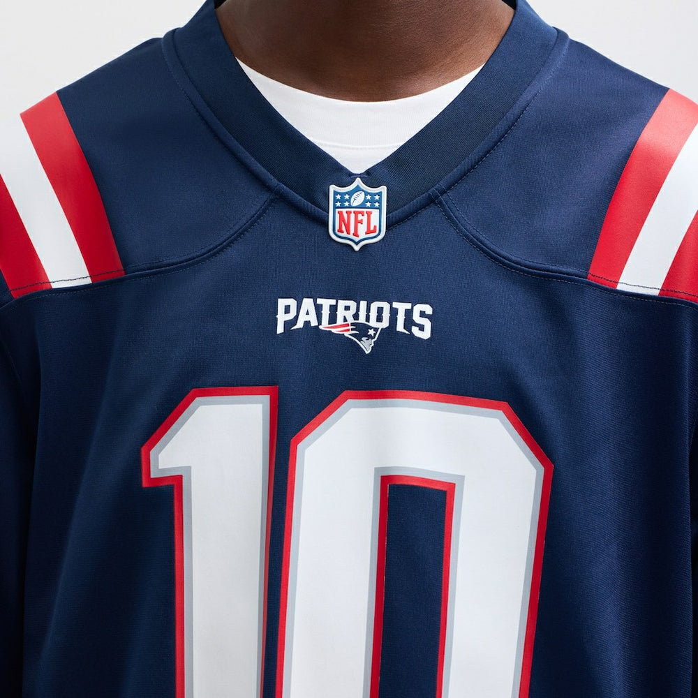 Drake Maye New England Patriots Player Game Jersey - Navy Jerseys