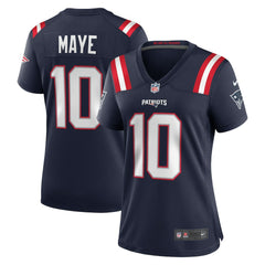 Drake Maye New England Patriots Women's Player Game Jersey - Navy Jerseys